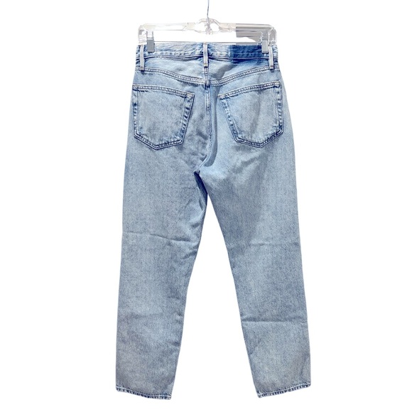 Frame Le Original Straight Leg Button Fly Jeans in San Diego Light Wash 26 Blue - Picture 4 of 10